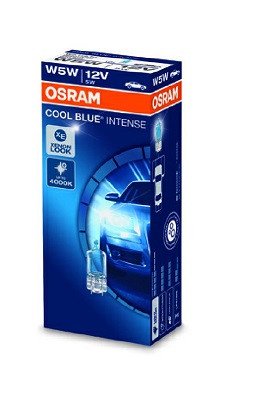 OSRAM 2825HCBI Лампочка блакитна W5W 12V 5W W2, 1x9, 5d COOL BLUE INTENSE 2825HCBI фото