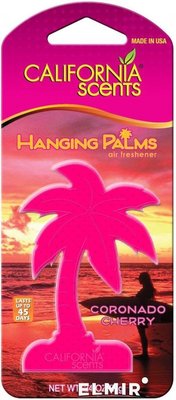 CALIFORNIA SCENTS HP-007 Ароматизатор пальма (пластик) Hanging Palms Coronado Cherry HP-007 фото