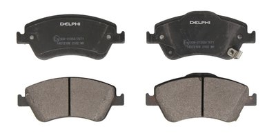DELPHI LP2102 Комплект передніх гальмівних колодок TOYOTA AURIS, COROLLA 1.33-2.0D 10.06-07.14 LP2102 фото