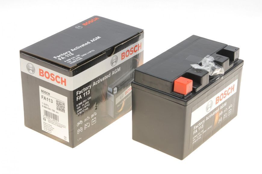 0092M60170 Акумулятор Bosch AGM 12В/11,2Ач/220А 0986FA1130 фото