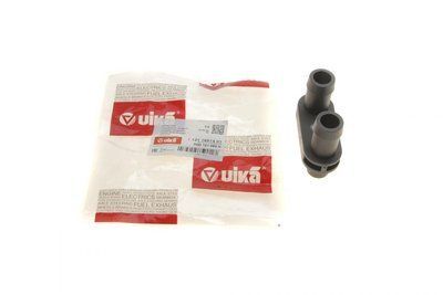 Патрубок системи охолодження здвоєний Skoda Fabia (06-14,14 -) / VW Polo (01-09,09-14) / Seat Ibiza (02-09,09-) (11211851401) VIKA 11211851401 фото