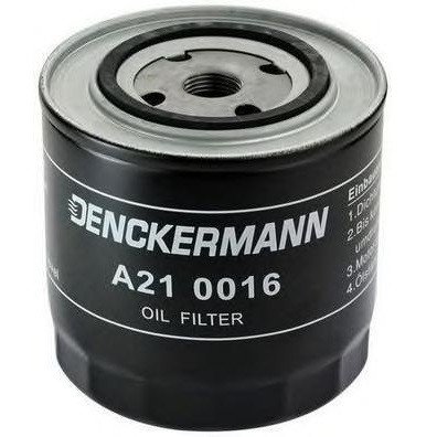 DENCKERMANN A210016 Фільтр масляний двигуна VW T4 1.9 D 90-03, AUDI 100 2.0-2.4 D 82-94 A210016 фото