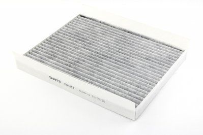 Фільтр салонний Huyndai Accent (06-), Creta (16-), I20 (15-), I30 (11-), Ceed (12-), не підходить для Elantra (10-16), Dodge Attitude (06-14), з паралоновим ущiльнивачем, вугільний SAK447 фото