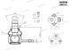 Кульова опора VW Golf 2/3, Passat B3, Amulet, діаметр 19 мм SM0161 фото 2