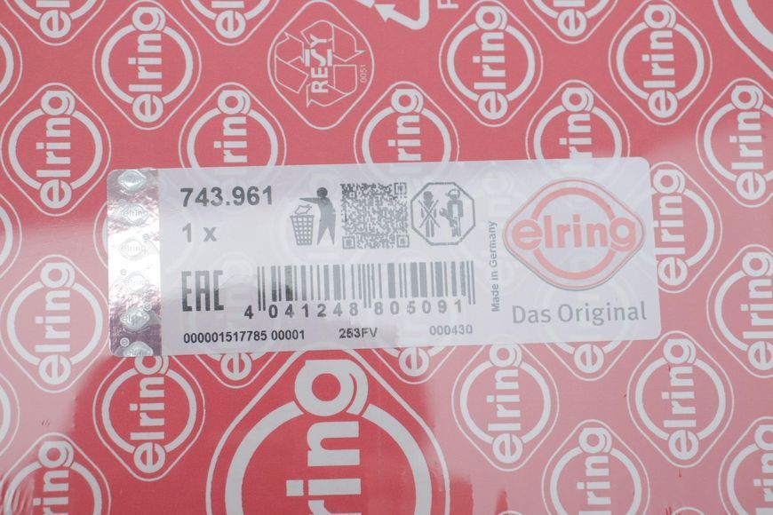 Прокладка впускного колектора OPEL ASTRA G, ASTRA G/KOMBI, SIGNUM, VECTRA C, VECTRA C GTS, ZAFIRA A 2.0D/2.2D 02.98-06.08 743.961 фото