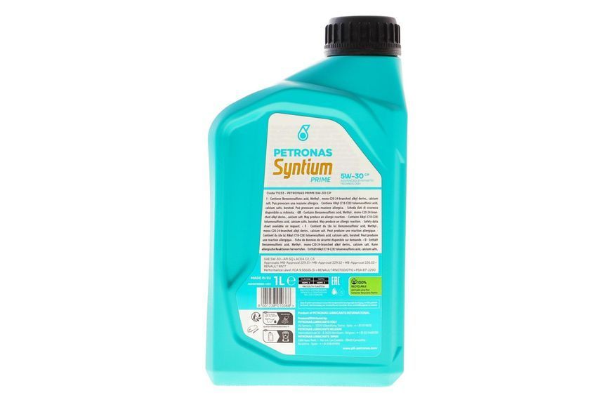 Олива 5W30 SYNTIUM PRIME CP (1L) (MB229.51/MB229.52/MB226.52/Renault RN17/PSA B71 2290) заміна для 70830E18EU 71233E18EU фото