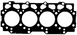 Прокладка головки блоку ALFA/FORD SCC/VM 2.5TD VM25 1! 1.62MM (4CYL) (вир-во Elring) 164.841 фото 1