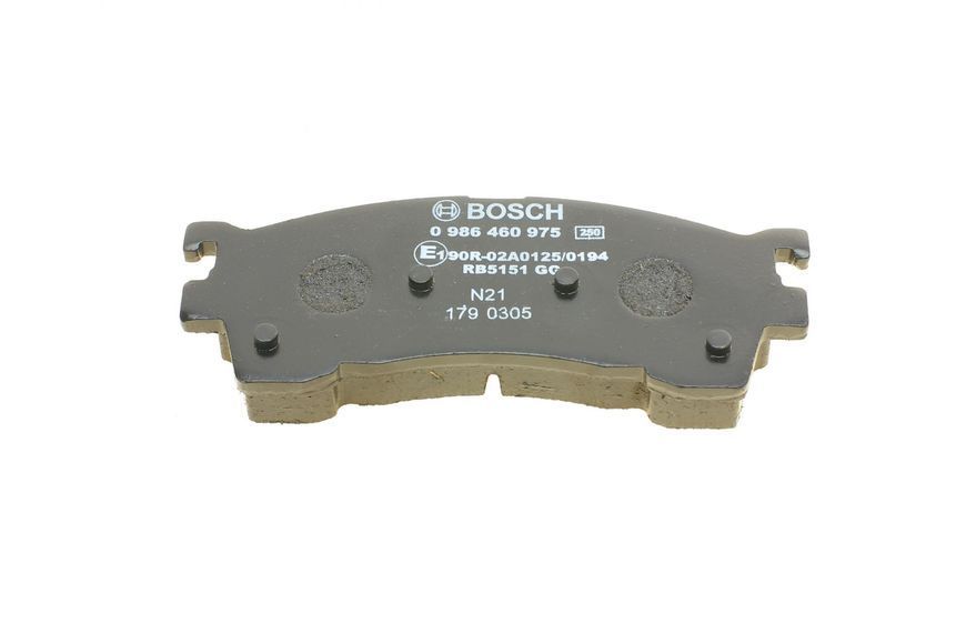 Колодки гальмівні (передні) Mazda 626 IV/V 91-02/MX-6 92-97/Ford USA Probe 93-98 0 986 460 975 фото