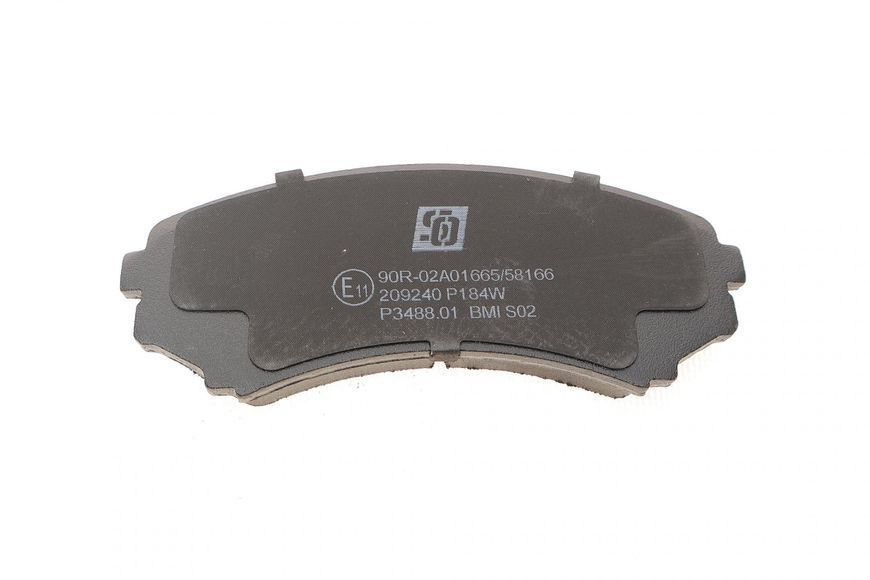 Колодки гальмівні (передні) Mitsubishi Grandis 04-11/Pajero II-IV 90-/Mazda E2000/2200 88-03 209240 фото