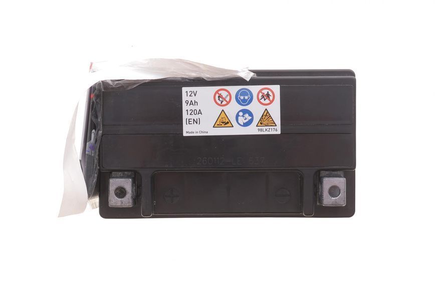 Акумулятор EXIDE 12В 9Агод./120А AGM AUXILIARY (L+ мотоцикл клеми m12) 150x90x105 B00 - без монтажного фланця (додатковий) EK091 фото