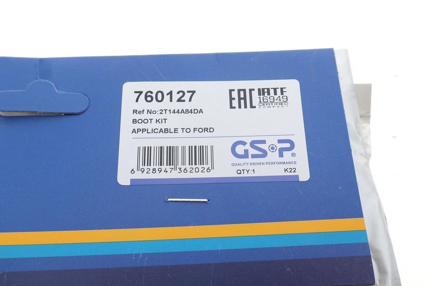 Пильник ШРУС (внутрішній) Ford Connect 02-13 (20.5x67x92.7) 760127 фото