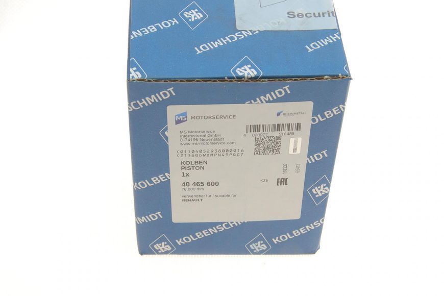 Поршень Peugeot/Renault 76.0 1.5DCI K9K 25X60 40 465 600 фото