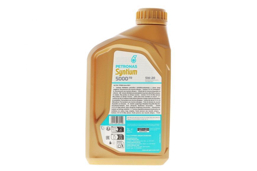 Олива 5W20 SYNTIUM 5000 FR (1L) (ILSAC GF5) (WSS-M2C 948-B/STJLR.03.5004) 70265E18EU фото