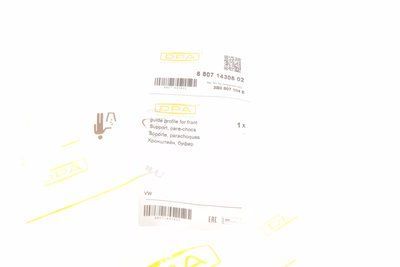 Напрямна переднього бампера права VW Passat (00-05) (88071430802) DPA 88071430802 фото