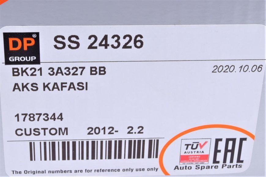ШРУС (внешний) Ford Transit/Custom 2.2 TDCi 12- (31/30) SS 24326 фото