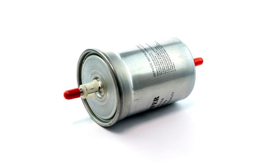 Фільтр паливний VW Golf I-IV, Jetta I-II, T5, Octavia I, Audi A3, A4, A6, A8, 82-, (з пластиковою засувкою) FM79 фото
