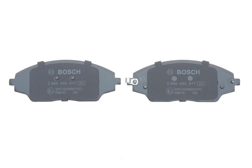 Колодки тормозные (передние) Chevrolet Aveo 11- 0 986 494 917 фото