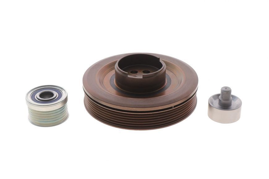 (к-кт) Шків колінвалу + шків генератора BMW 1 (F20/F21)/X1 (F48) 14- B37 D15 A 17-1305KIT фото