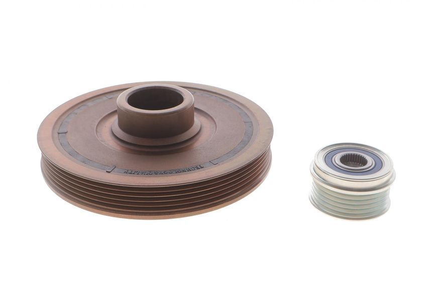 (к-кт) Шків колінвалу + шків генератора Mini (R56/R55/R60/R61) 1.6-2.0d (N47) 10-16/Toyota Rav 4 2.0 D 15-18 (5PK) 17-1236KIT фото