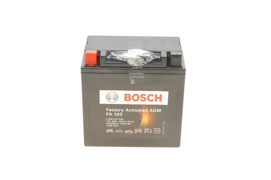 0092M4F250 Акумулятор Bosch мото 12В/9Ач/100А 0986FA1030 фото
